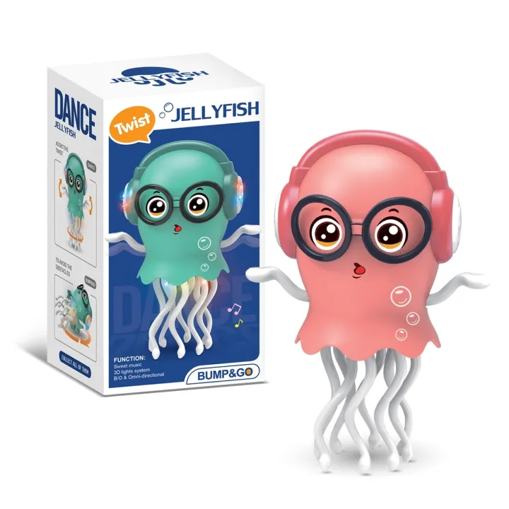 Pink Dancing Jellyfish Toy with box