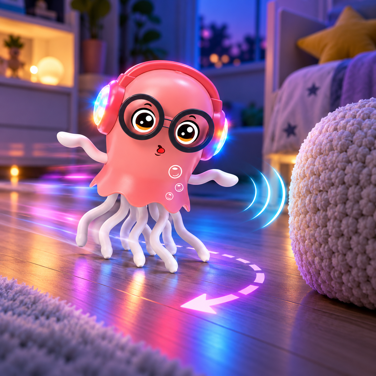 LED light ও obstacle avoidance feature