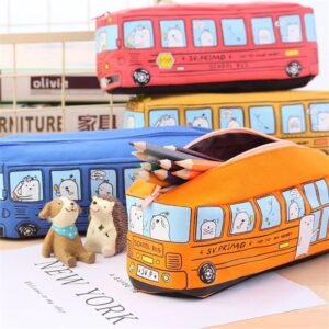 Large Capacity Bus Pencil Case