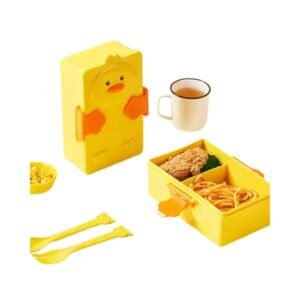 Kids Duck Design Tiffin Box Set