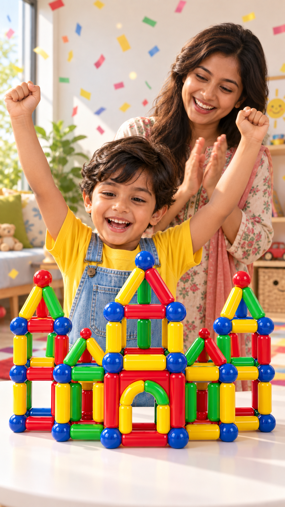 Magnetic Building Blocks — 42 pcs